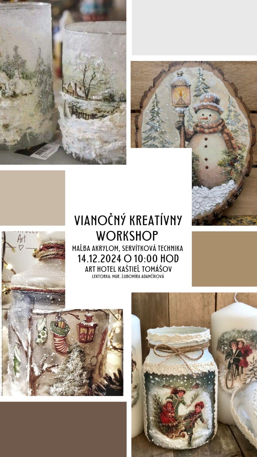 Vianočný kreatívny workshop